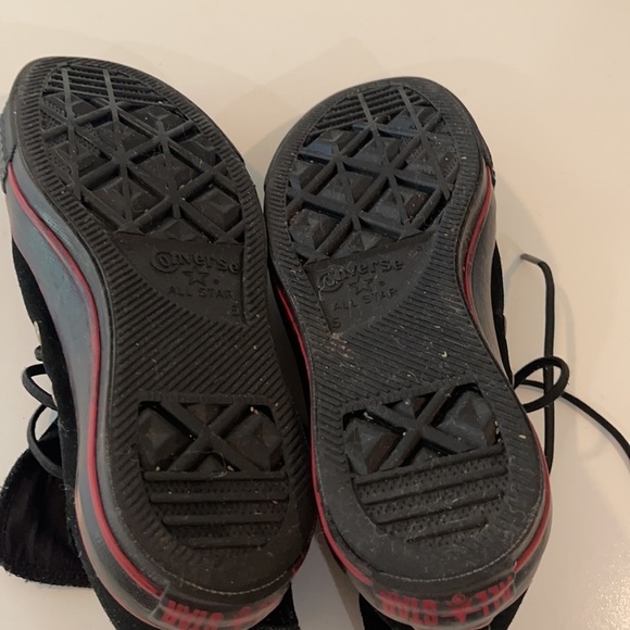 VINTAGE RARE Converse All Star 1Q101 Suede Leather Hi Sneakers sz 7 women - Picture 7 of 16